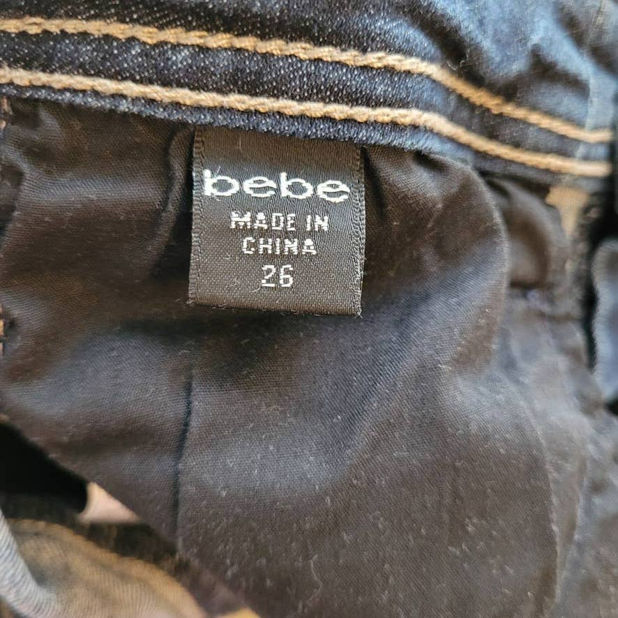 Bebe Dark Wash Vertigo Jean Leggings - Size 26Markita's Closetbebe