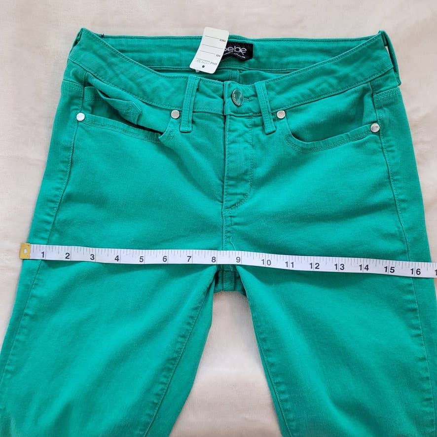 Bebe Revolver Skinny Jeans in Parakeet Green - Size 27Markita's Closetbebe