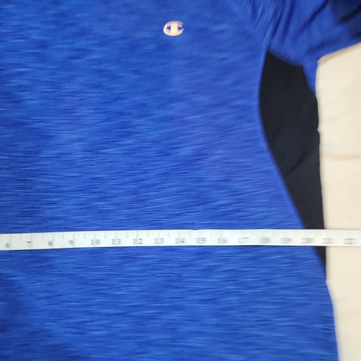 Champion Blue T-Shirt with Black Sides - Size MediumMarkita's ClosetChampion