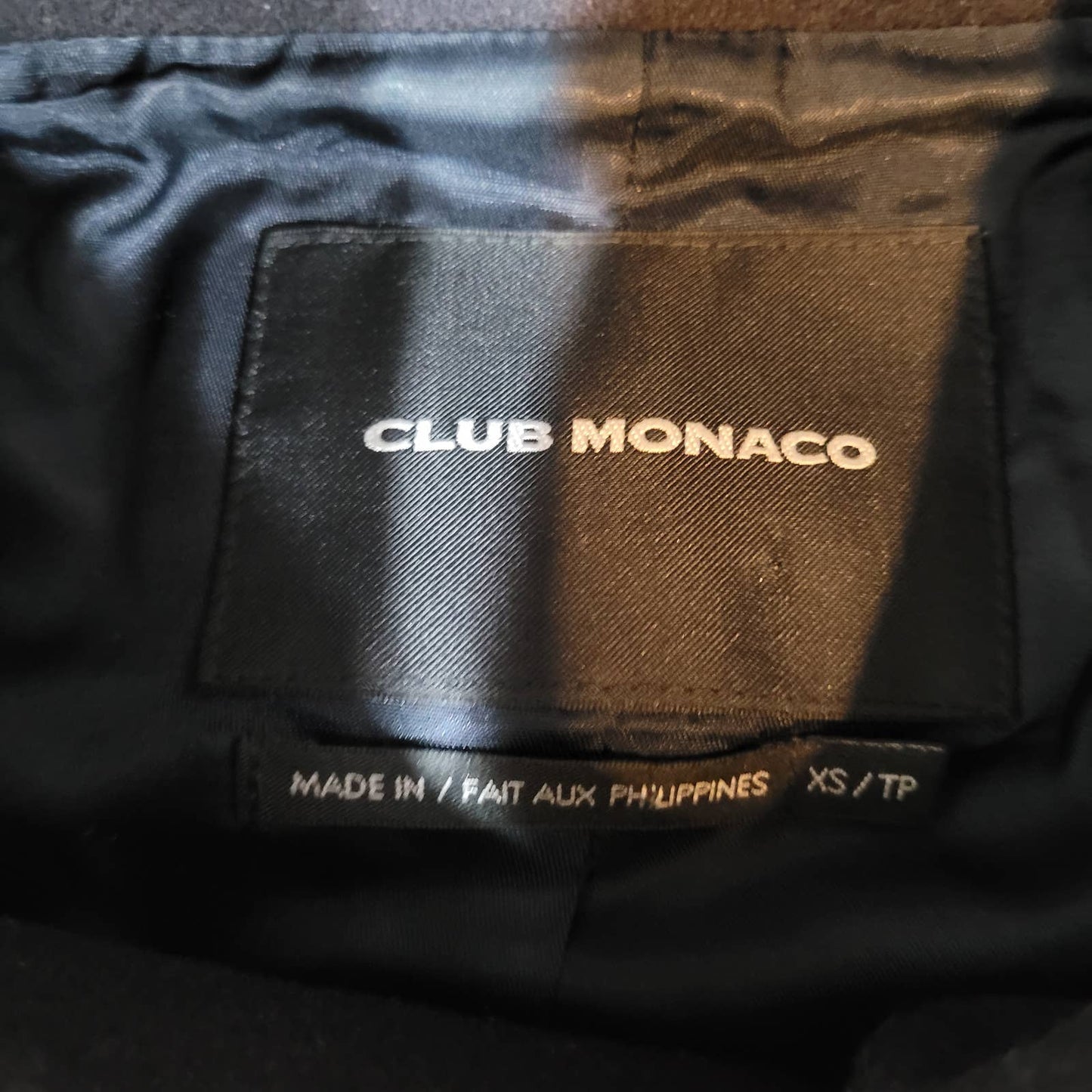 Club Monaco Wool Cashmere Blend Black Peacoat - Size Extra SmallMarkita's ClosetClub Monaco
