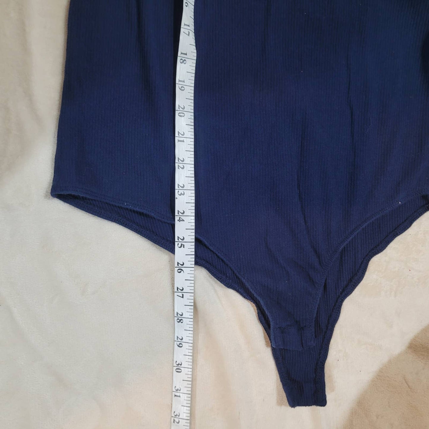 Curvy Sense Blue Ribbed Bodysuit - Size 3XMarkita's ClosetCurvy Sense