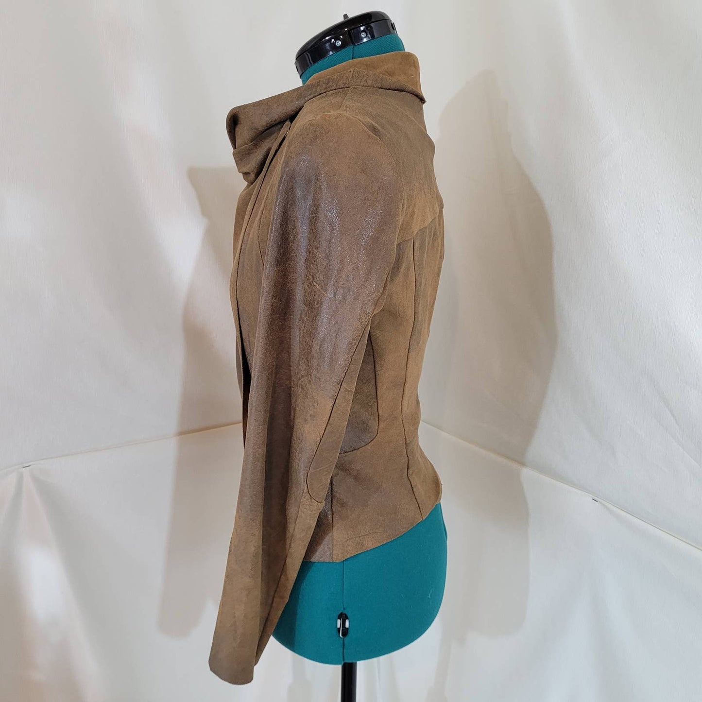 Dex Outerwear Collection Brown Faux Leather Jacket - Size SmallMarkita's ClosetDex