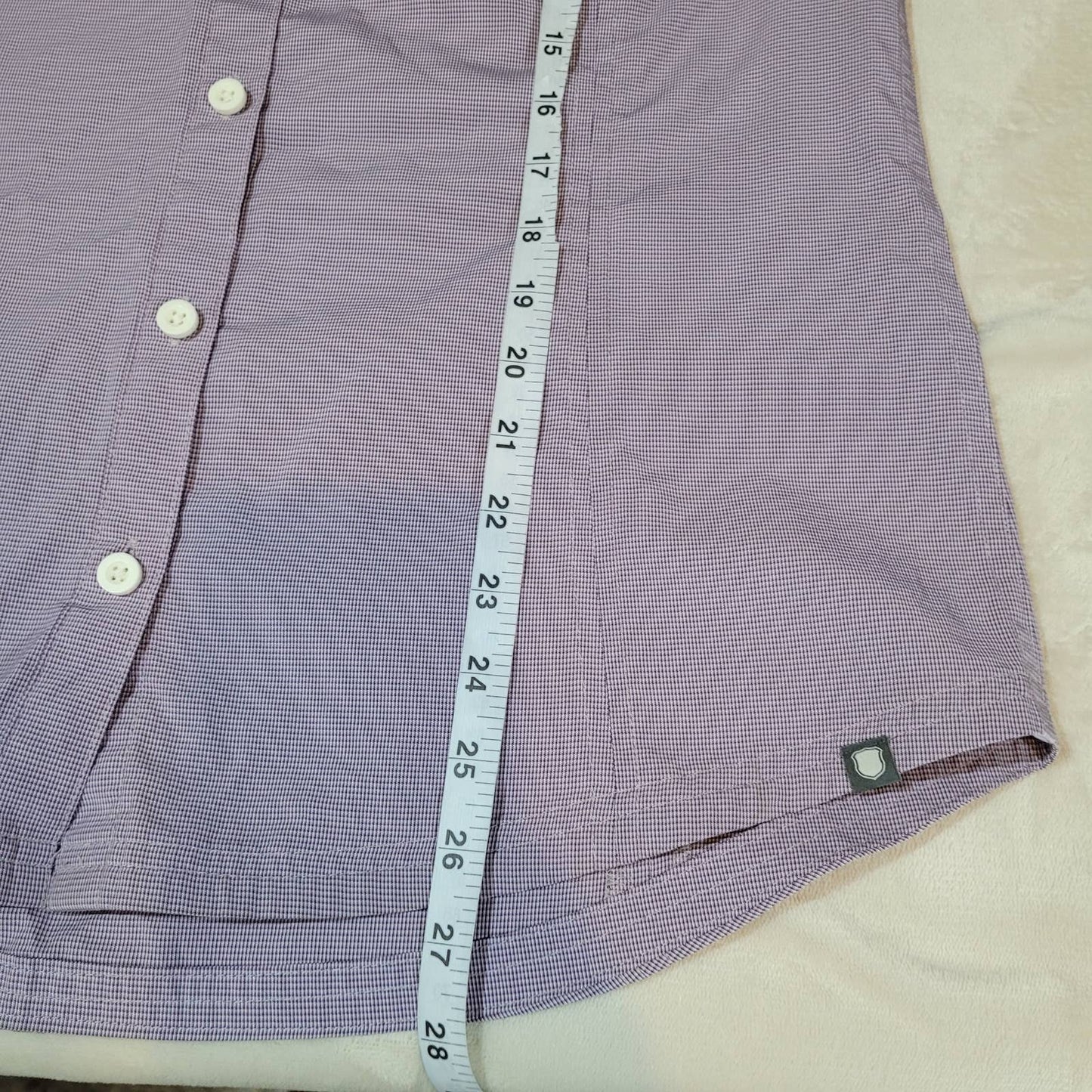 Eddie Bauer Purple Button Up Performance UPF 50+ Long Sleeve Shirt - Size MediumMarkita's ClosetEddie Bauer