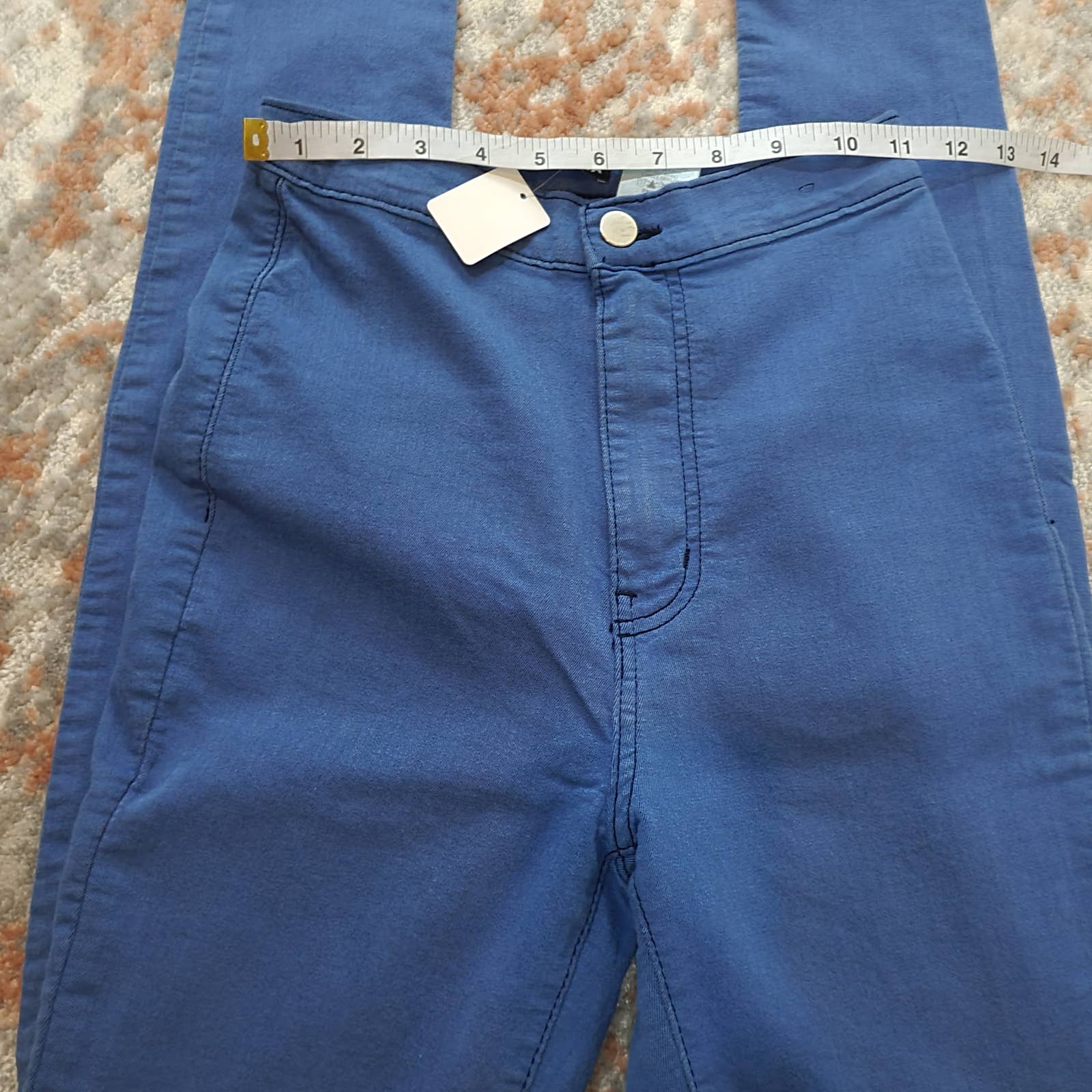 Fashion Nova Blue High Waist Faux Denim Pants - Size 3Markita's ClosetFashion Nova