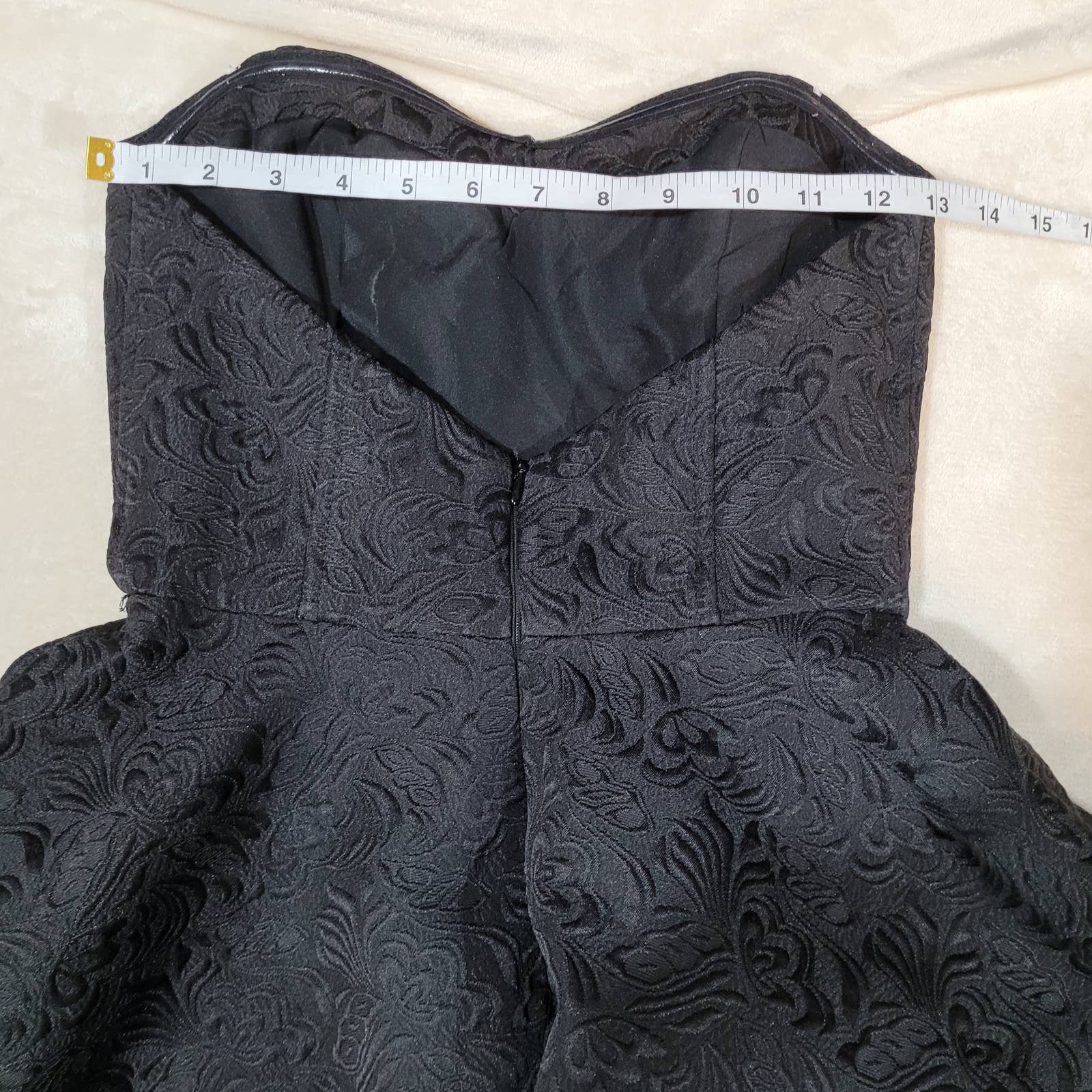 Forever 21 Jacquard Little Black Strapless Dress - Size SmallMarkita's ClosetFOREVER 21