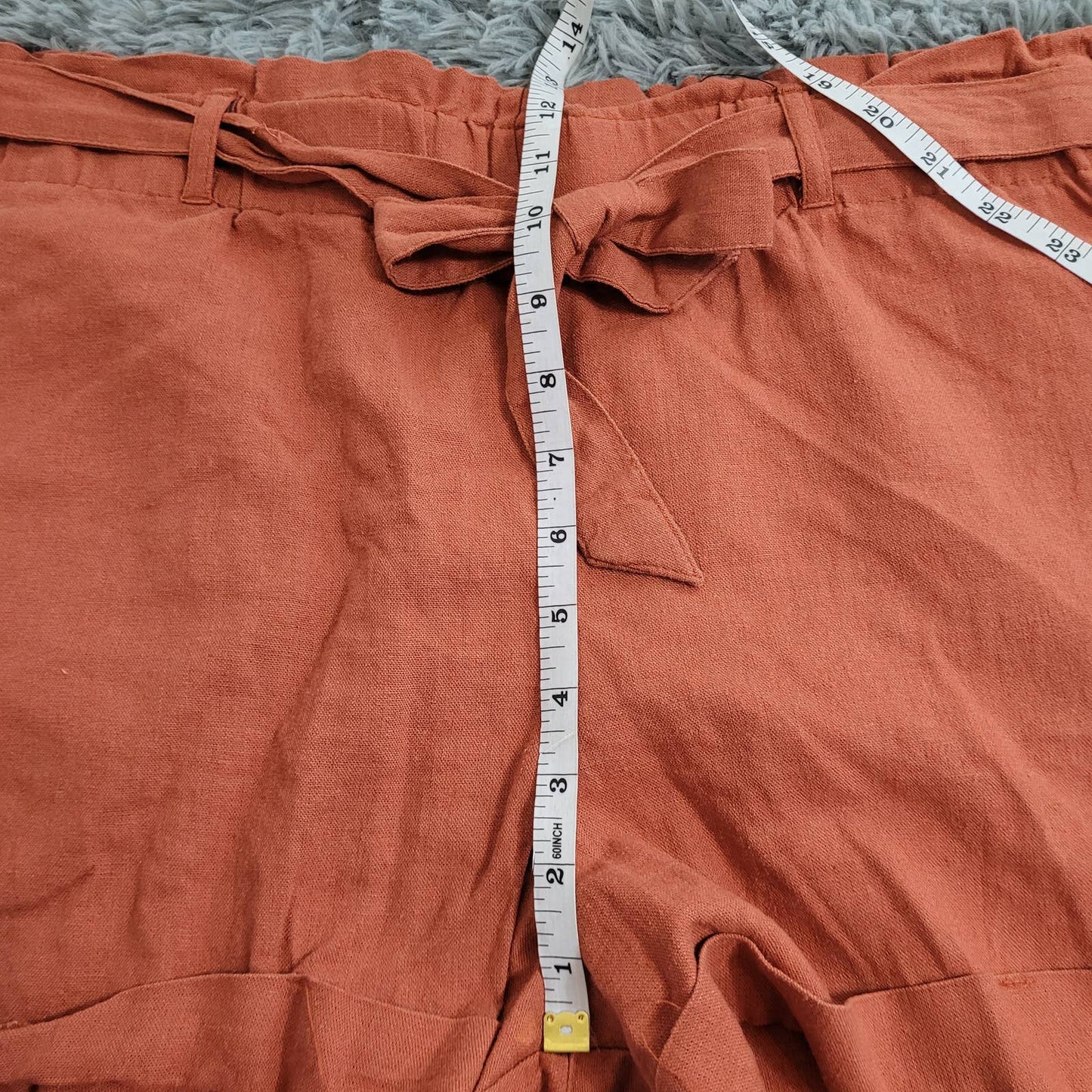 Forever 21 Orange Rust Linen Blend Shorts - Size Extra LargeMarkita's ClosetFOREVER 21