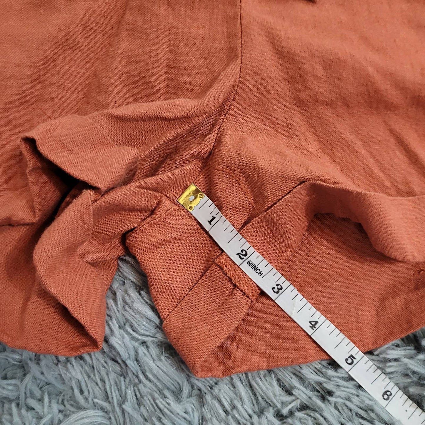 Forever 21 Orange Rust Linen Blend Shorts - Size Extra LargeMarkita's ClosetFOREVER 21