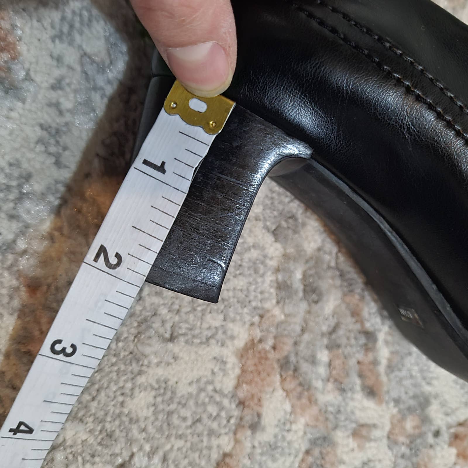 Franco Sarto Black Leather Bootie Heels - Size 6.5Markita's ClosetFranco Sarto