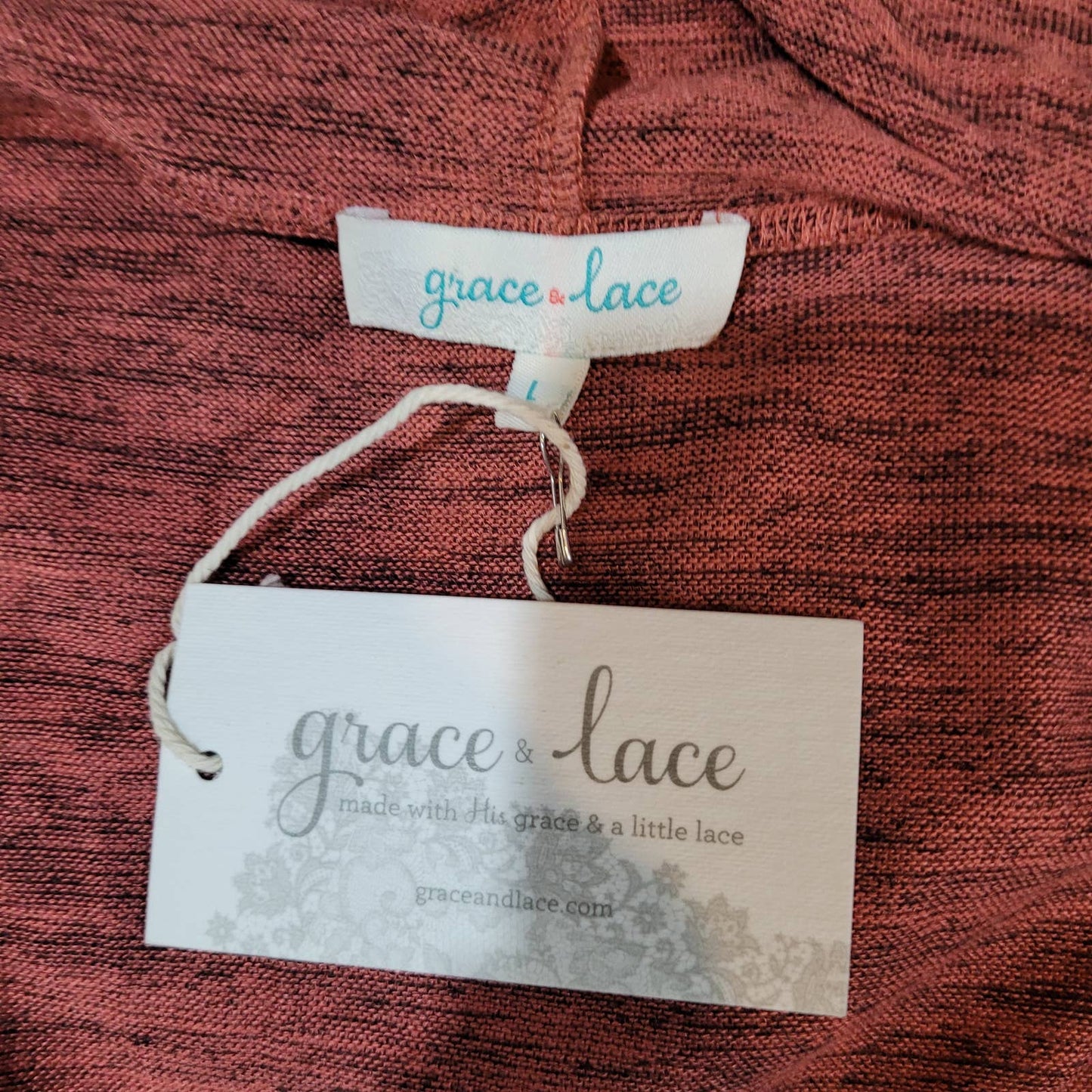 Grace & Lace Orange Wrap Hoody - Size LargeMarkita's ClosetGrace & Lace