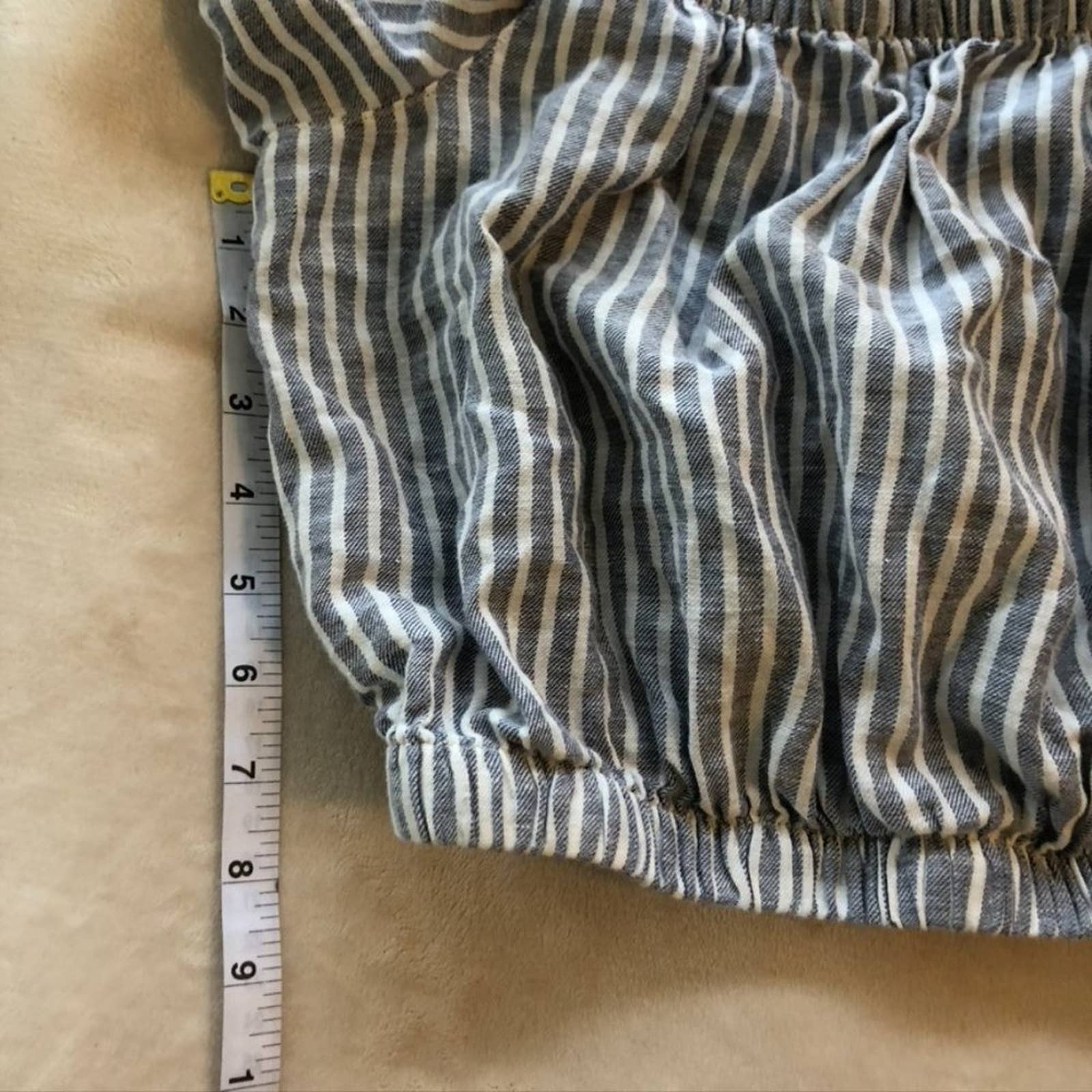 Guess Blue Striped Crop Top - Size MediumMarkita's ClosetGUESS