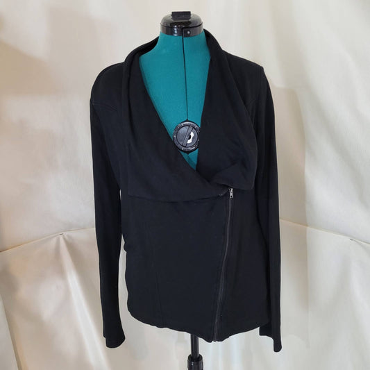H by Bordeaux Black Zip Up Sweater Jacket - Size MediumMarkita's ClosetH by bordeaux