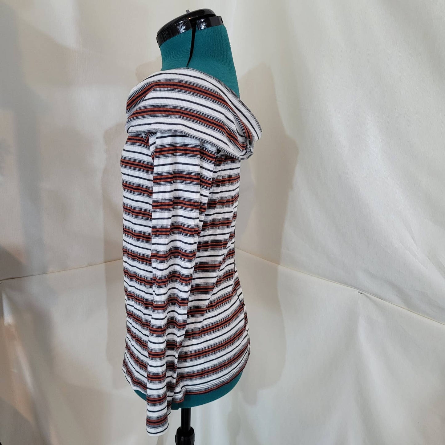 Halogen Striped Off The Shoulder Long Sleeve Tee - Size LargeMarkita's ClosetHalogen