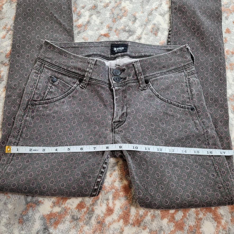 Hudson Dark Wash Paisley Print Skinny Jeans - Size 27Markita's ClosetHudson Jeans