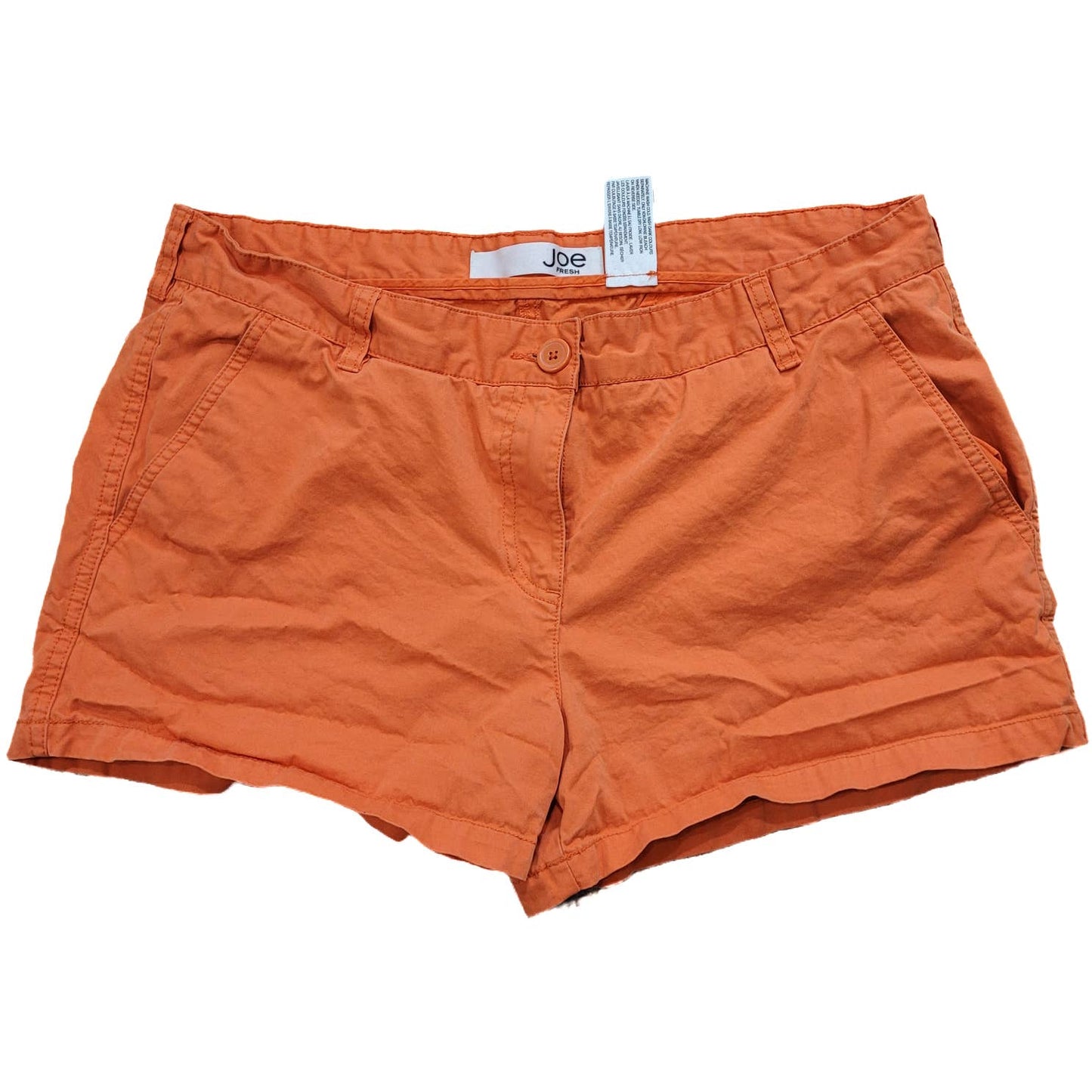 Joe Orange Cotton Shorts - Size 14Markita's ClosetJoe