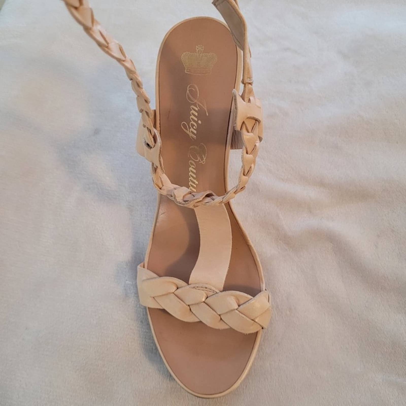Juicy Couture Double Braided Ankle Leather Sandals - Size 9Markita's ClosetJuicy Couture