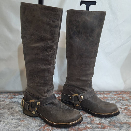 KG by Kurt Geiger Brown Leather Riding Boots - Size 7Markita's ClosetKG by Kurt Geiger