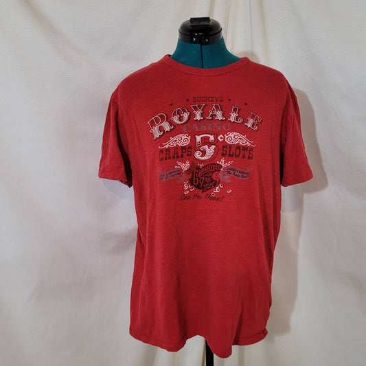 Lucky Brand Red 'Buckeye Royale' T-Shirt - Size LargeMarkita's ClosetLucky Brand