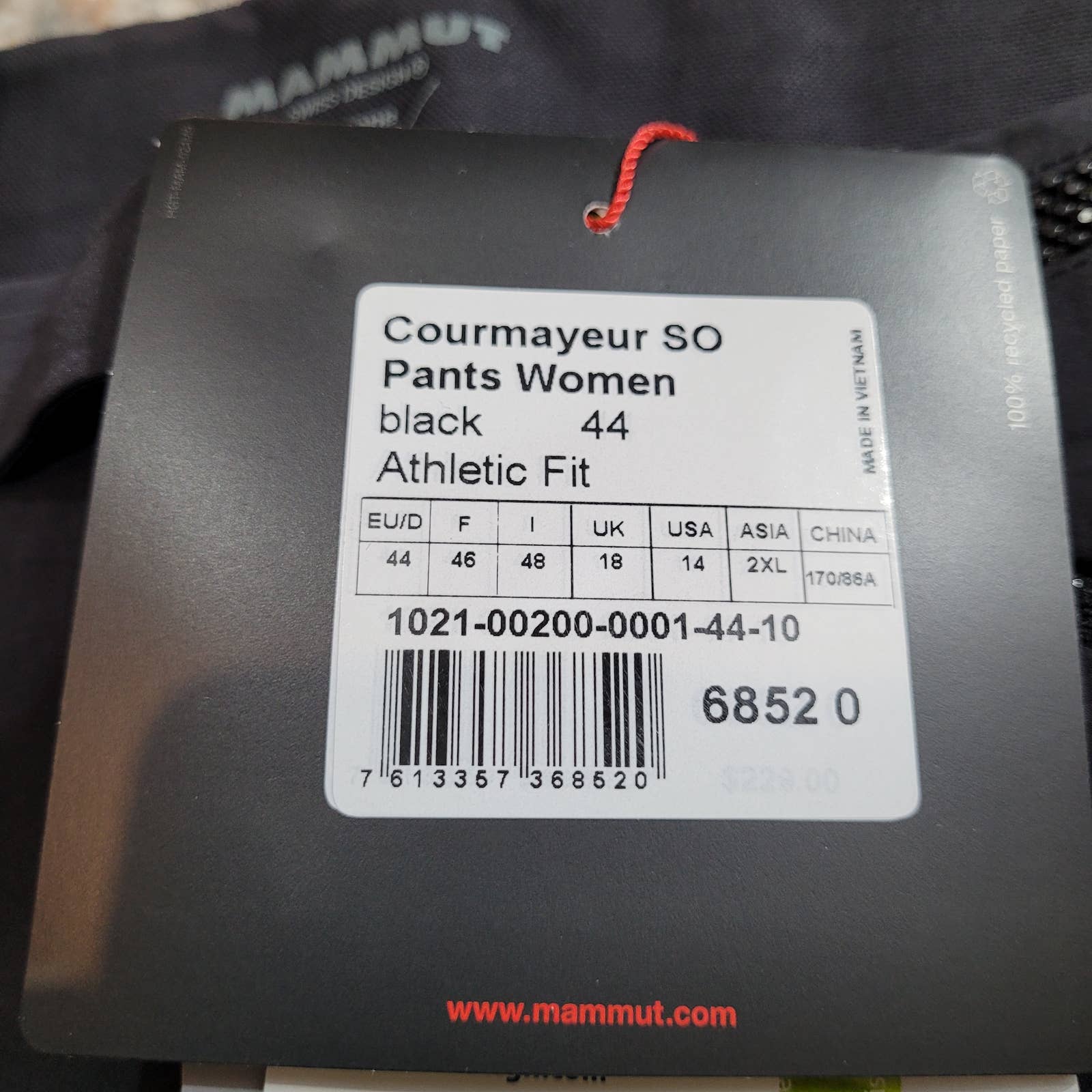 Mammut Courmayeur Softshell Pants - Size 14Markita's ClosetMammut