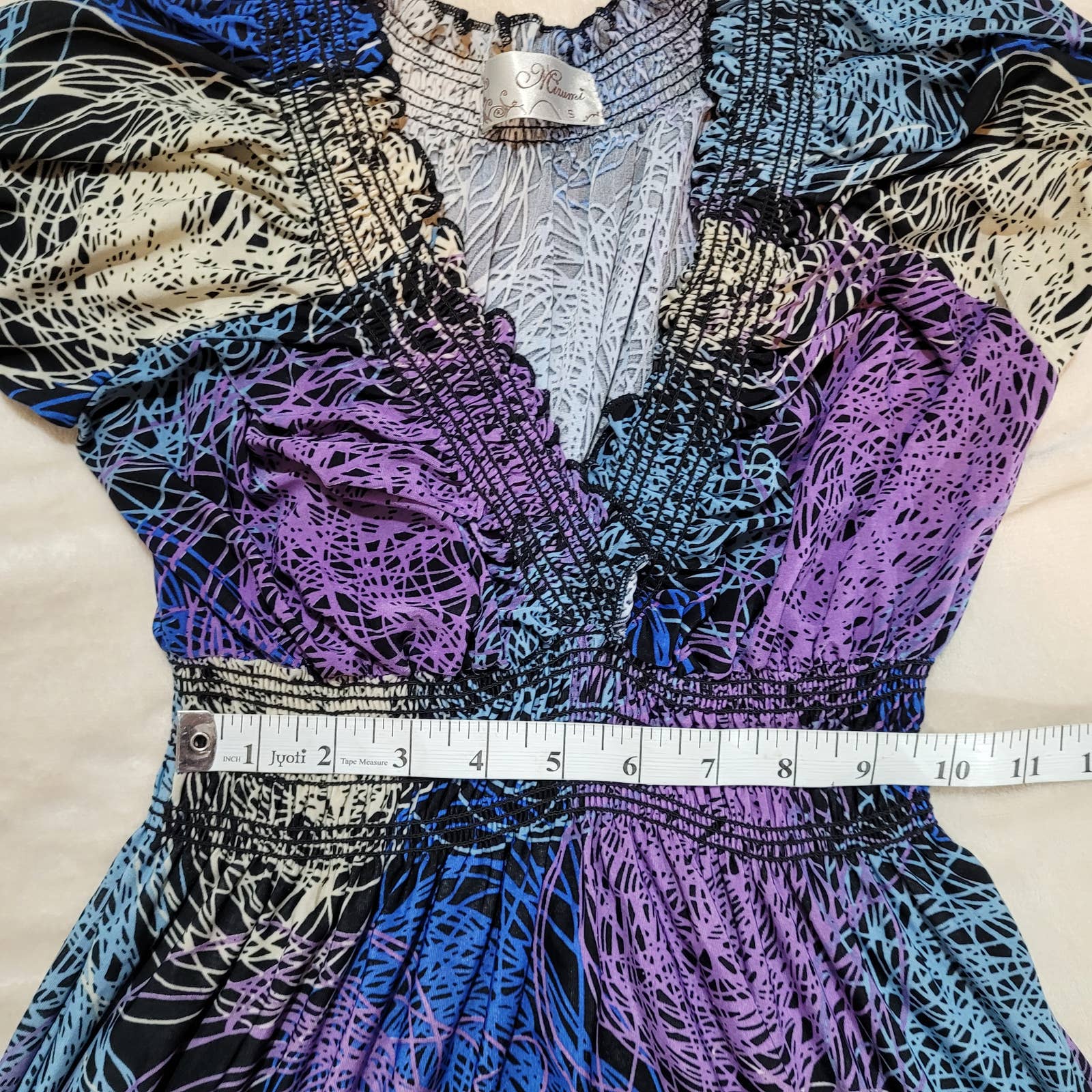Mirumi Swirly Abstract Stretchy Maxi Dress - Size SmallMarkita's ClosetMirumi