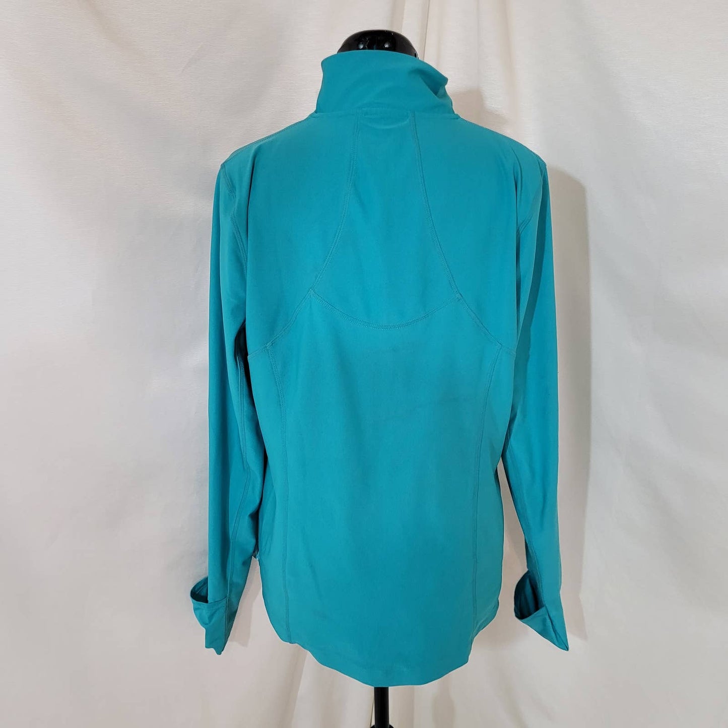Mondetta Blue Watercolor Design Zip Up Athletic Sweater - Size Extra LargeMarkita's ClosetMONDETTA