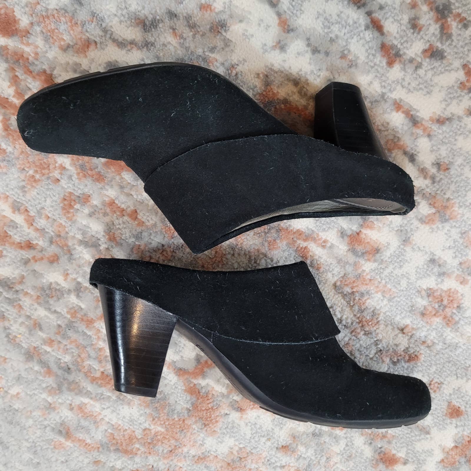 Naturalizer Jainna Slip On Black Leather Heels - Size 8Markita's ClosetNaturalizer