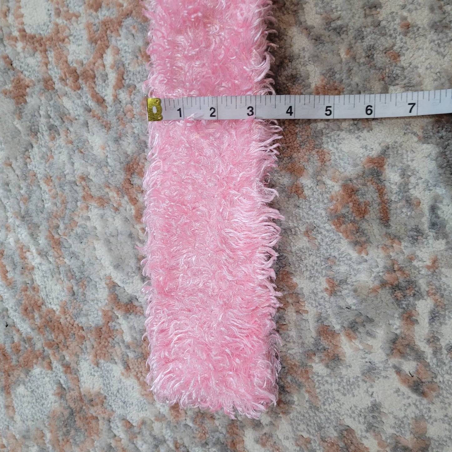 Pink Fuzzy Rectangle ScarfMarkita's ClosetUnbranded