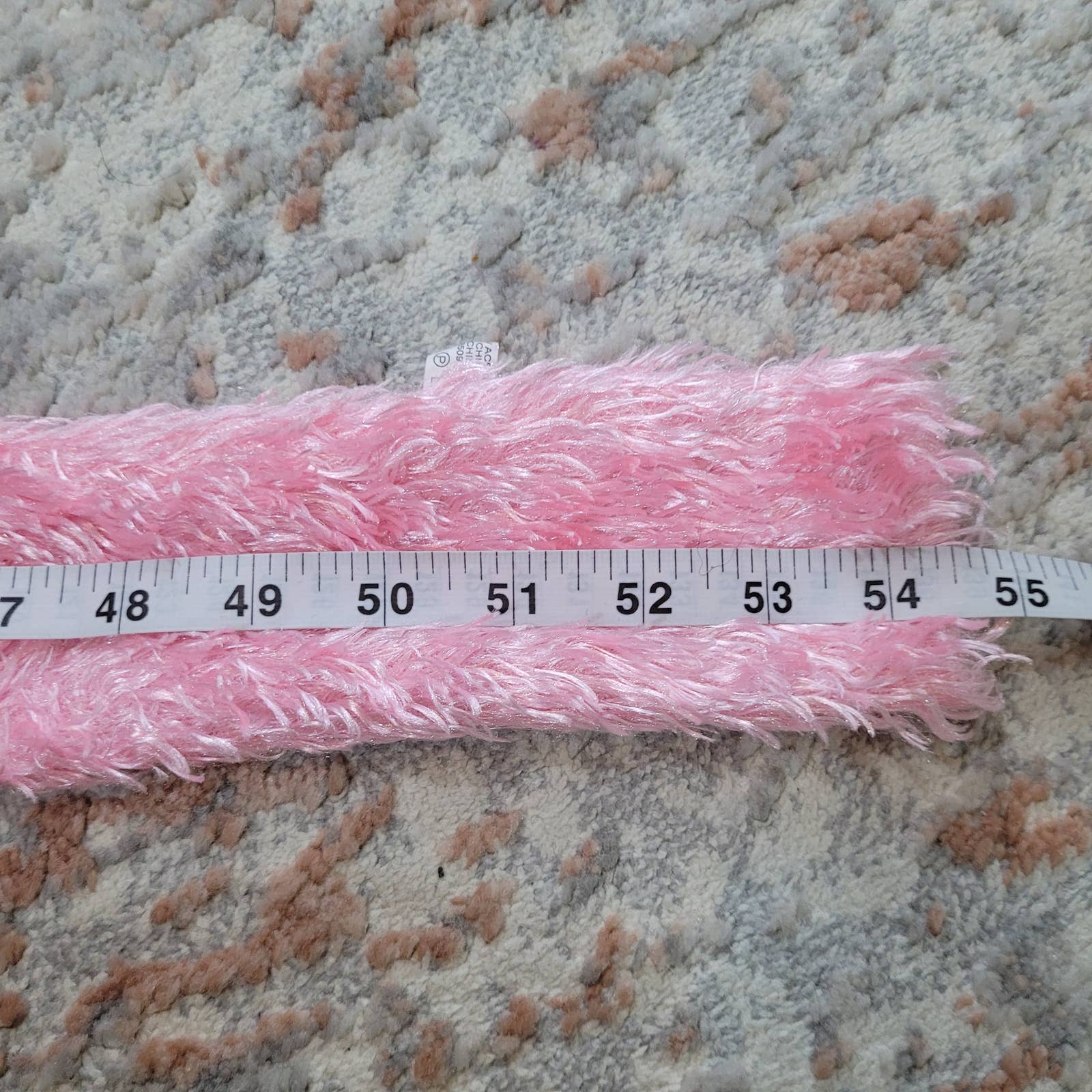 Pink Fuzzy Rectangle ScarfMarkita's ClosetUnbranded