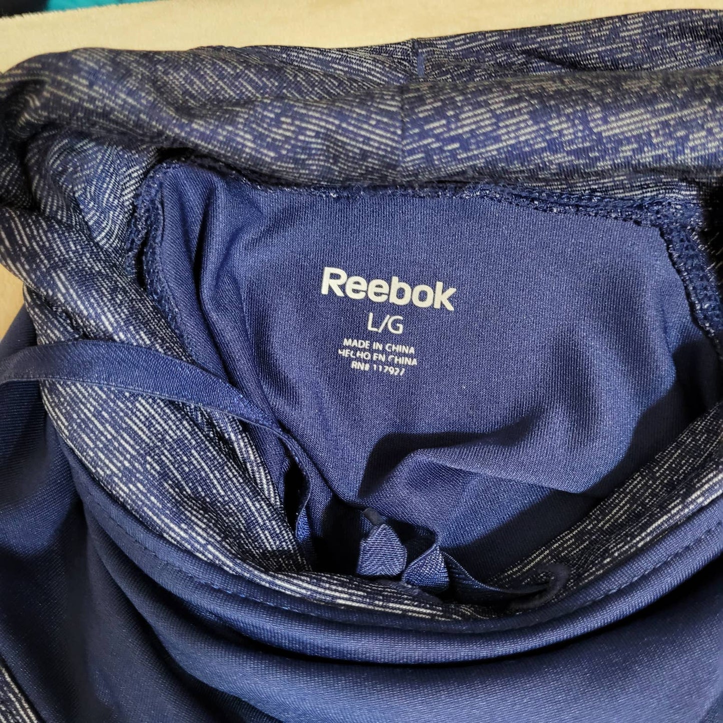 Reebok Navy Cowl Neck Athletic Pullover Sweater - Size LargeMarkita's ClosetReebok