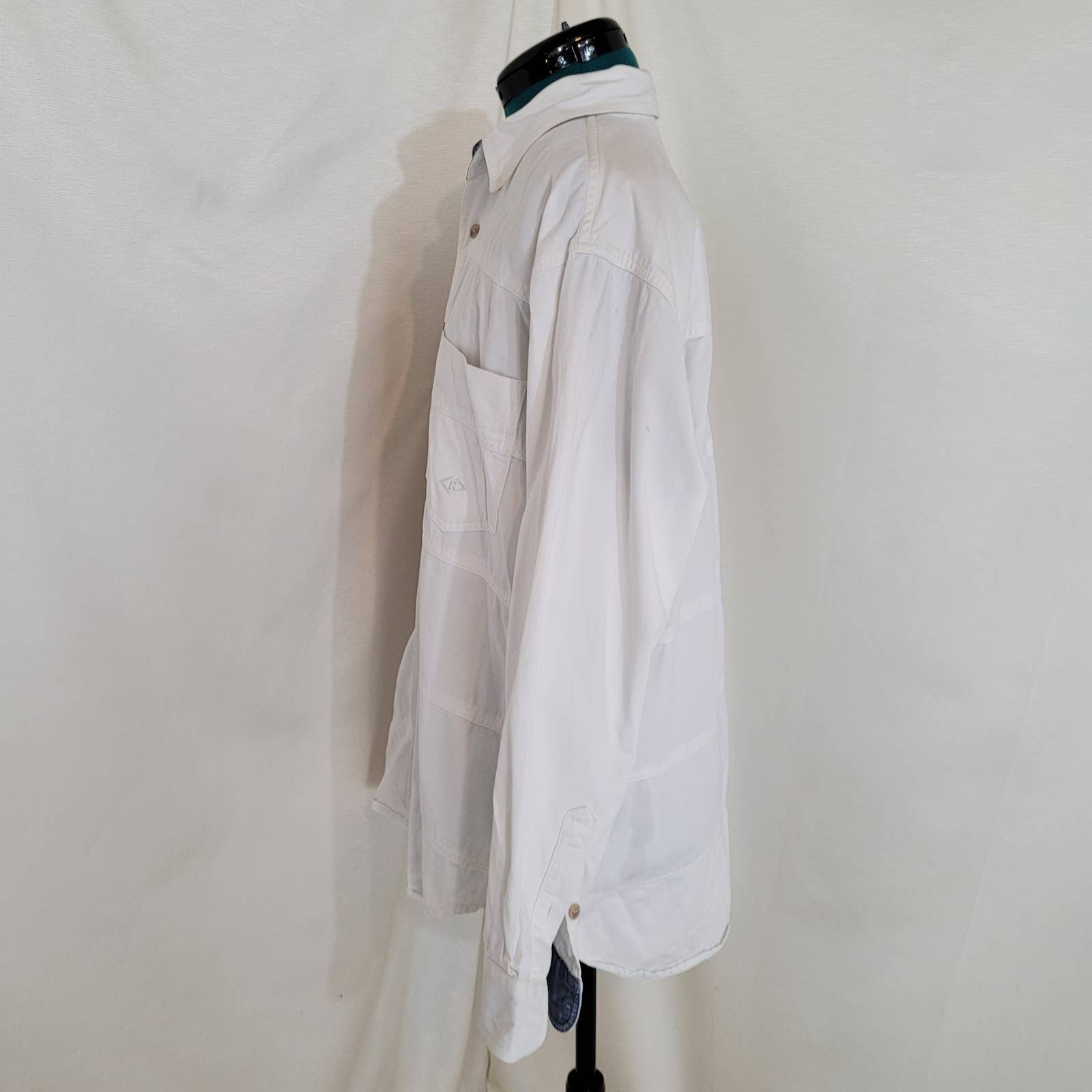 Roper White Denim Long Sleeve Button Up Shirt - Size MediumMarkita's ClosetRoper