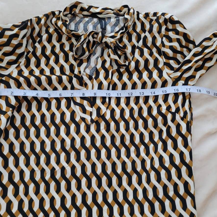 Soya Concept Long Sleeve Blouse with Tie Neck - Size MediumMarkita's ClosetSoya Concept