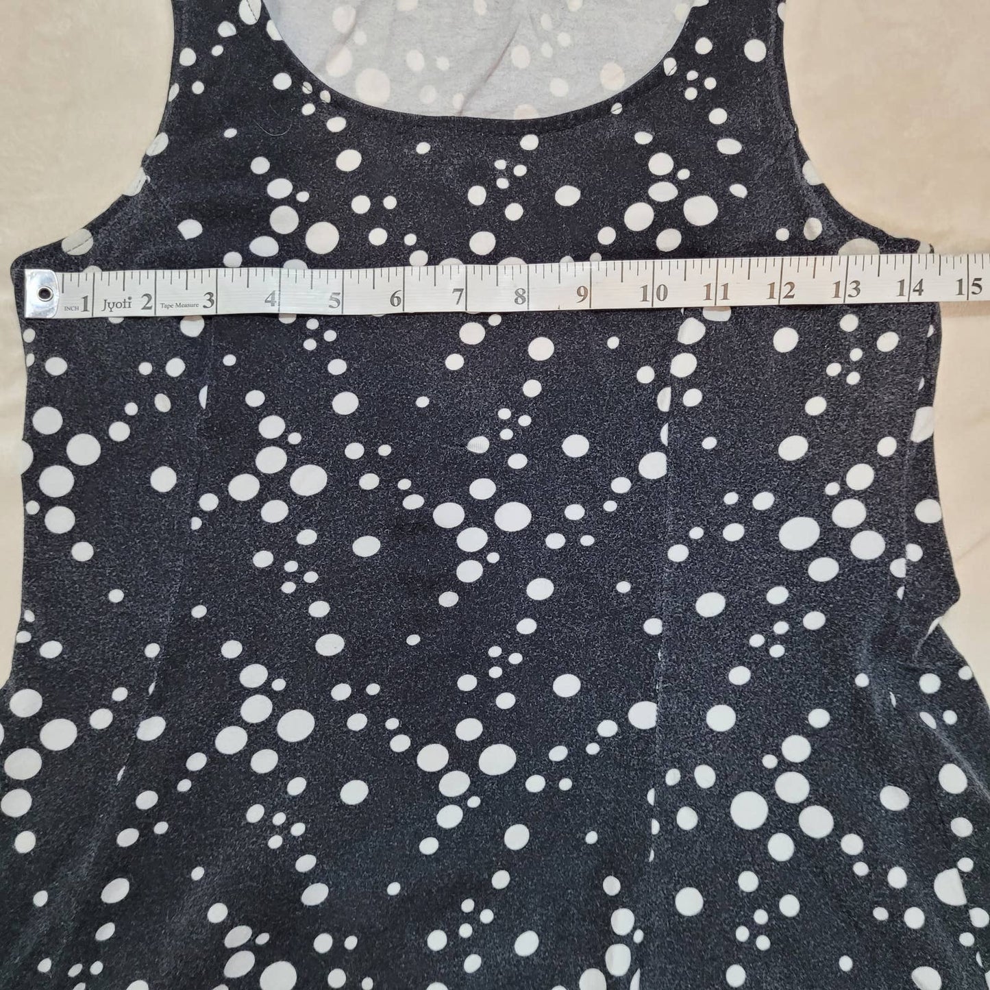 Suzy Shier Black and White Polka Dot Skater Dress - Size MediumMarkita's ClosetSuzy Shier