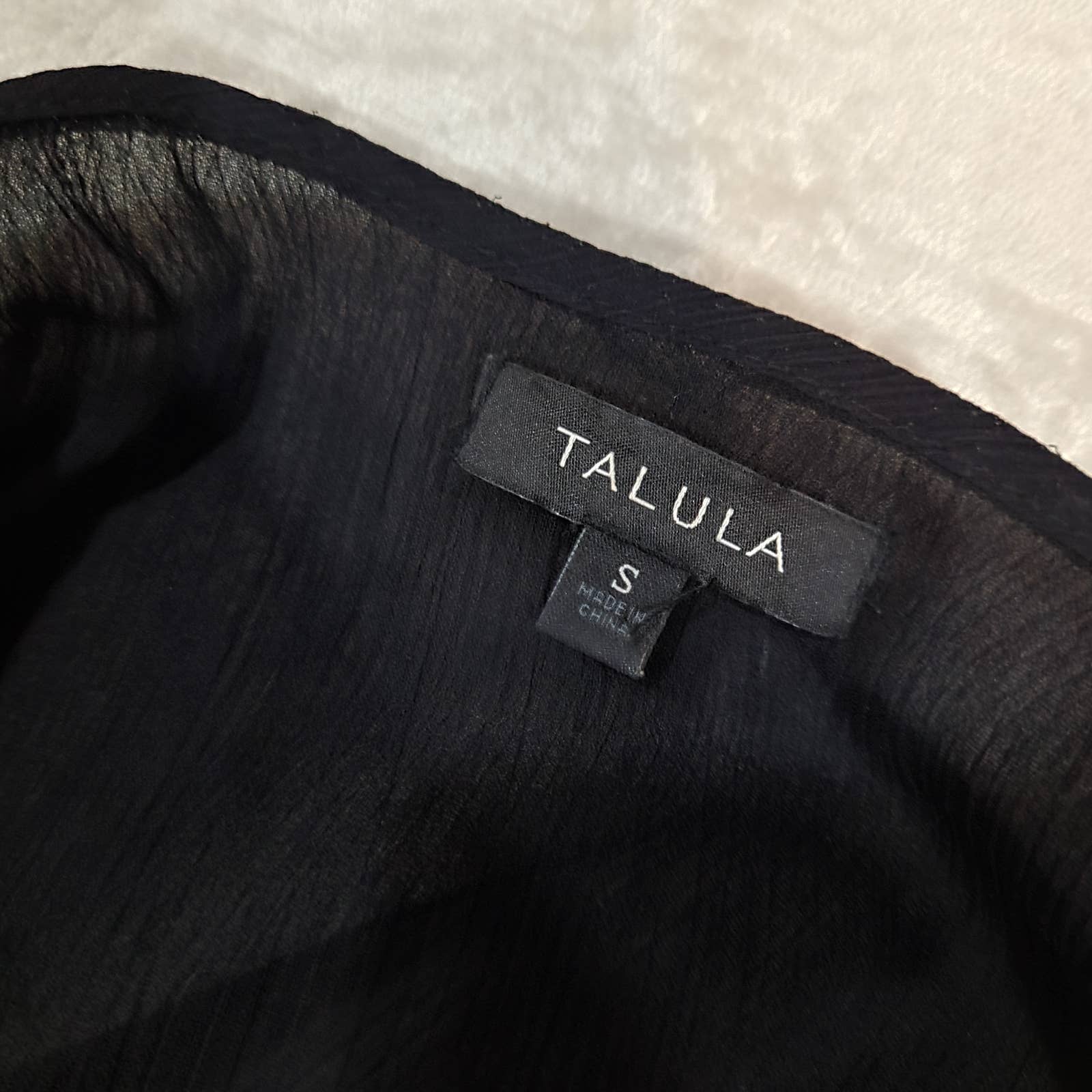 Talula Black Layered Chiffon Camisole Tank Top - Size SmallMarkita's ClosetTalula