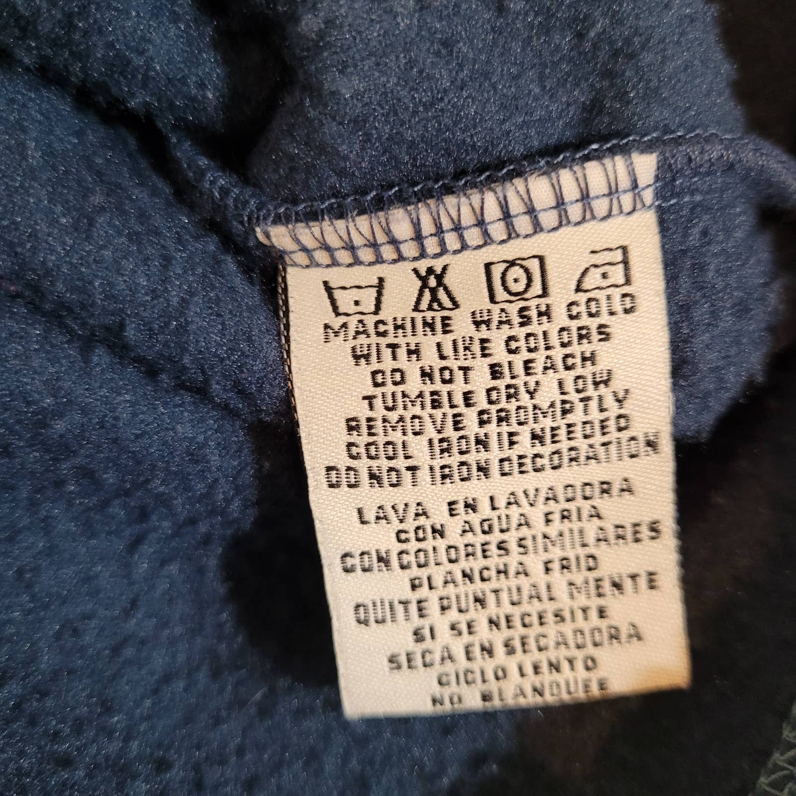 Timberland Blue Ribbed Fleece Half Zip Sweater - Size MediumMarkita's ClosetTimberland