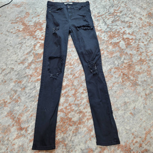 Topshop Moto Jaime Black Distressed Jeans - Size 28Markita's ClosetTopshop