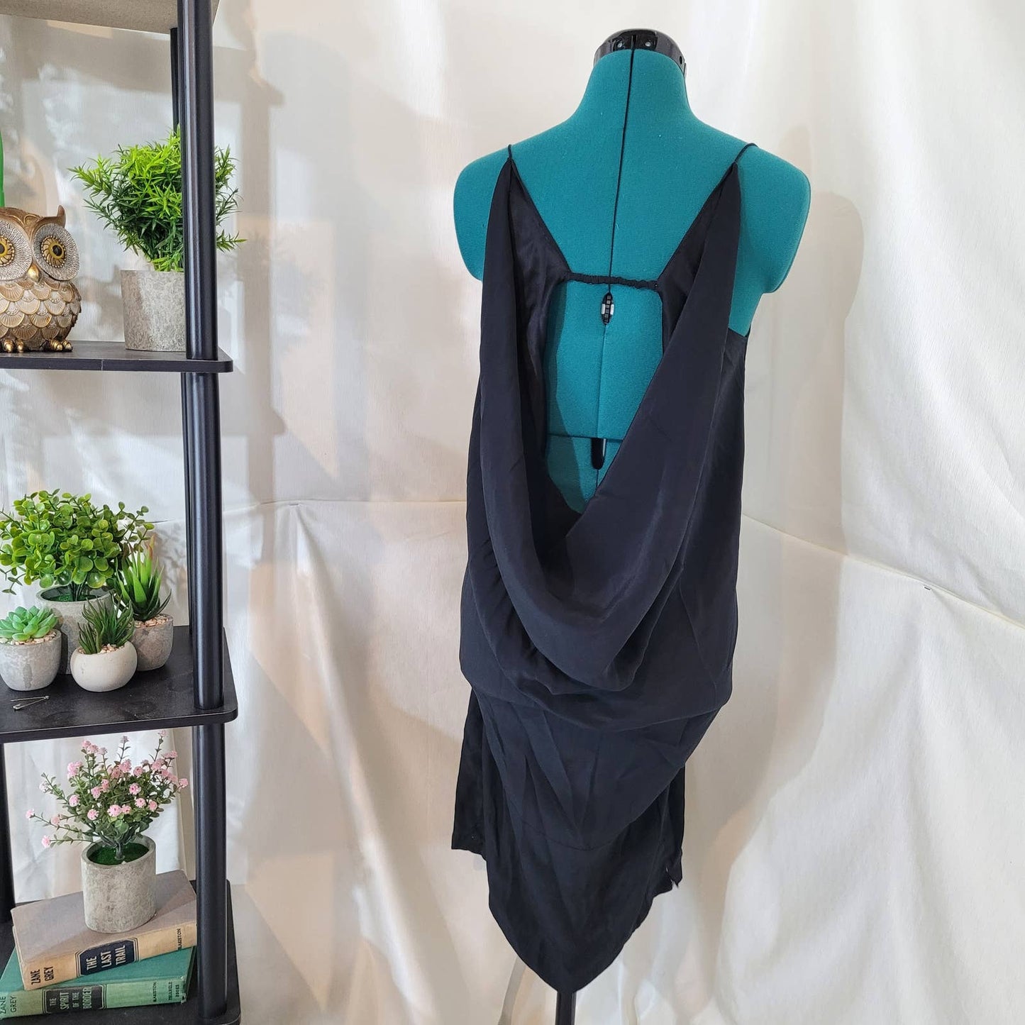 Very by Vero Moda Black Silk Backless Slip Dress - Size SmallMarkita's ClosetVERO MODA