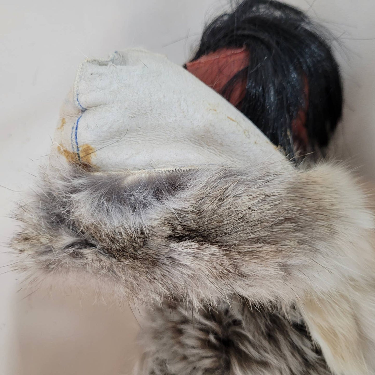 Vintage Handmade Memeluck Alaskan Eskimo Fur Doll Medium 11"Markita's ClosetUnbranded