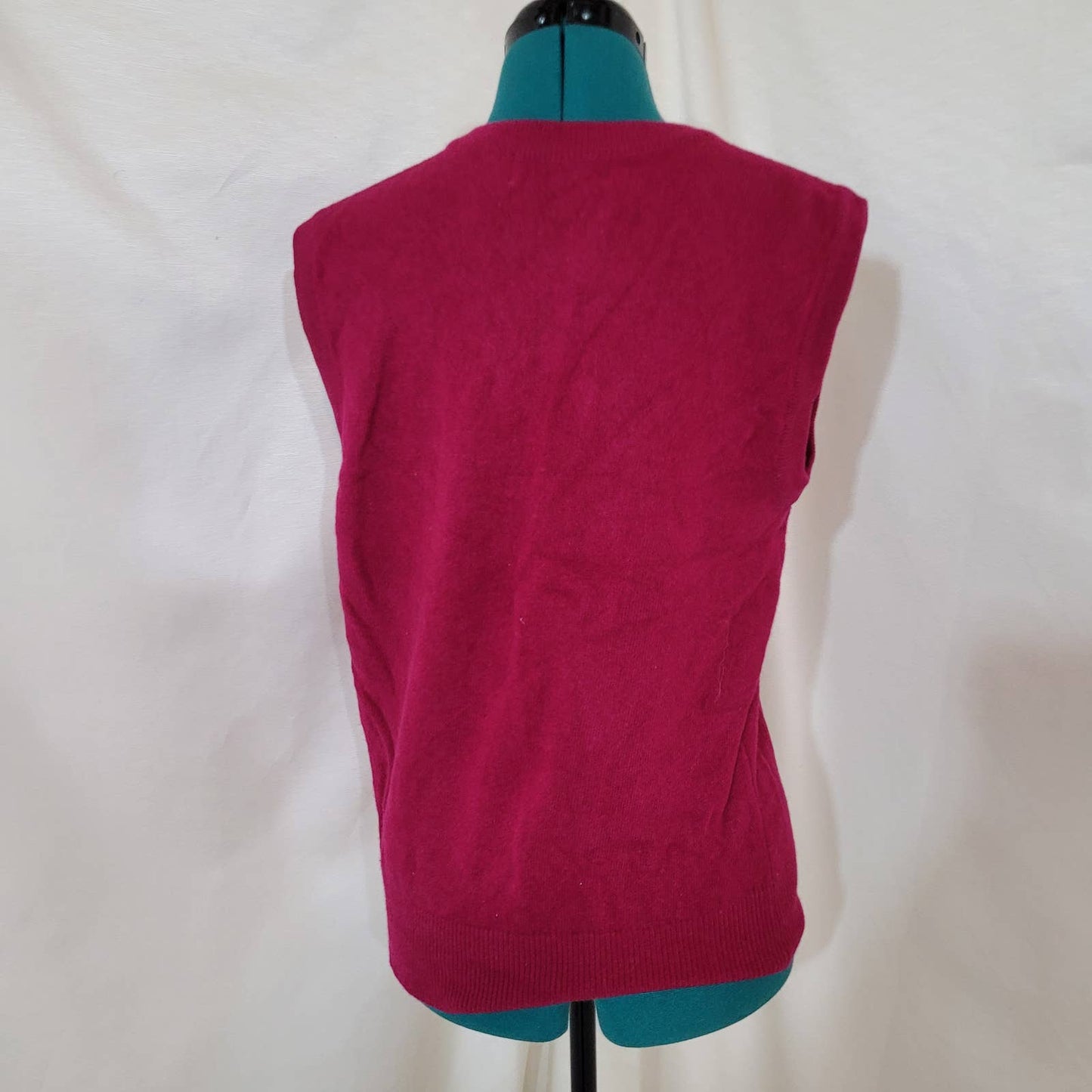 Vintage Lady's Sport Superior 95 All New Wool Pink Burgundy Vest - Size MediumMarkita's ClosetLady's Sport